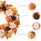 Glitzhome® 24" Fall Dahlia, Lotus Pod and Berry Wreath